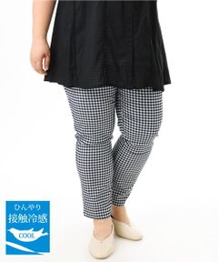 eur3 / エウルキューブ ショート・ハーフ・半端丈パンツ | 【大きいサイズ/接触冷感】ハイパーストレッチカットレングスパンツ