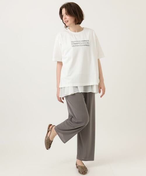eur3 / エウルキューブ その他パンツ | 【大きいサイズ】カットプリーツパンツ | 詳細13