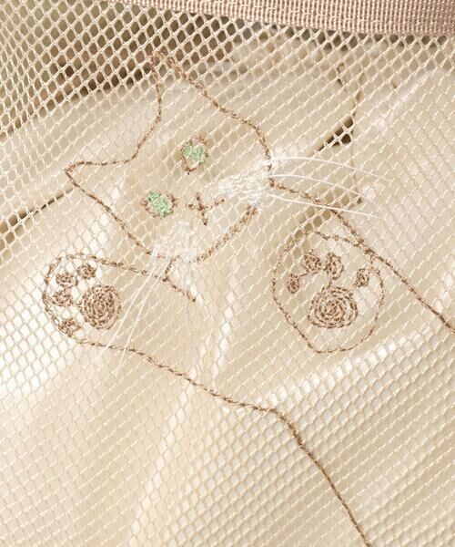 eur3 / エウルキューブ トートバッグ | キャット刺繍メッシュトートバッグ | 詳細7