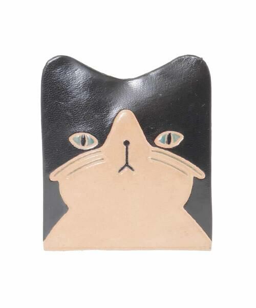 eur3 / エウルキューブ その他小物 | 猫スクエアコインケース（ブラック）