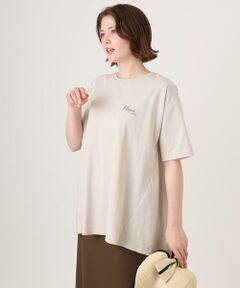 eur3 / エウルキューブ カットソー | 【大きいサイズ】バックフレアロゴTシャツ
