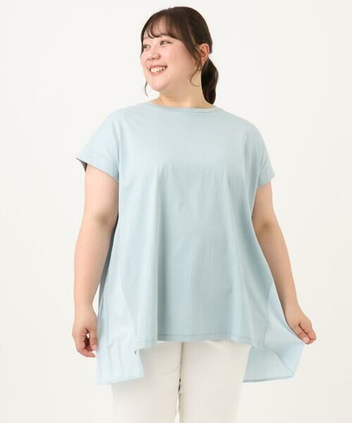eur3 / エウルキューブ カットソー | 【大きいサイズ/a.v.v×eur3】バックプリーツトップス | 詳細11