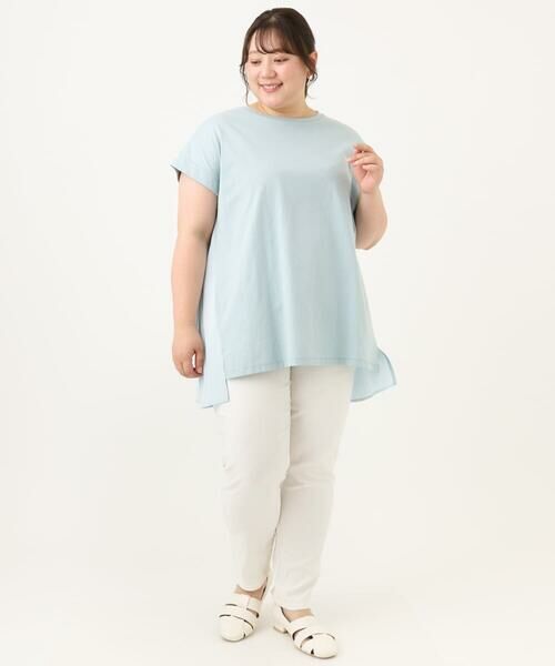 eur3 / エウルキューブ カットソー | 【大きいサイズ/a.v.v×eur3】バックプリーツトップス | 詳細14
