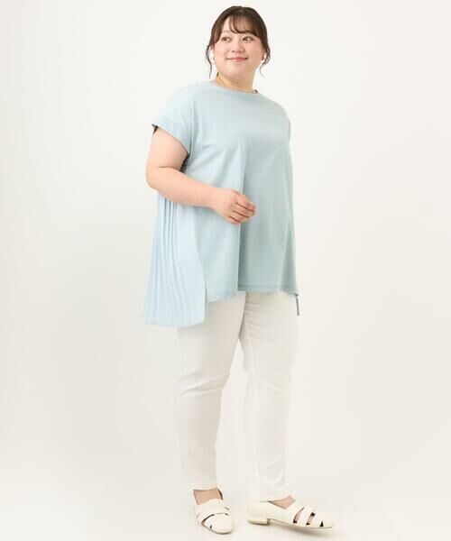 eur3 / エウルキューブ カットソー | 【大きいサイズ/a.v.v×eur3】バックプリーツトップス | 詳細15