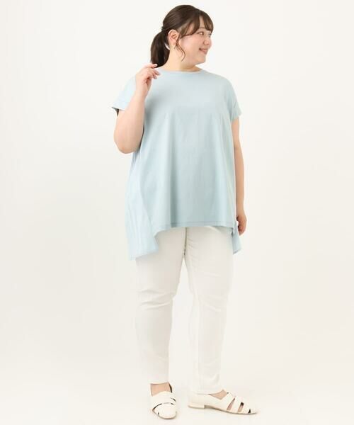 eur3 / エウルキューブ カットソー | 【大きいサイズ/a.v.v×eur3】バックプリーツトップス | 詳細16