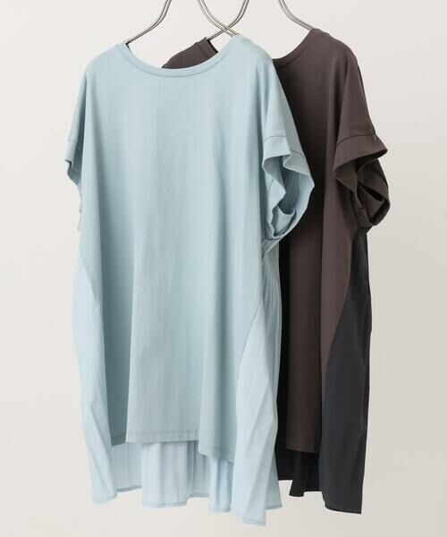 eur3 / エウルキューブ カットソー | 【大きいサイズ/a.v.v×eur3】バックプリーツトップス | 詳細17