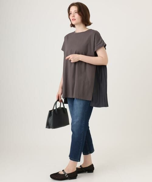 eur3 / エウルキューブ カットソー | 【大きいサイズ/a.v.v×eur3】バックプリーツトップス | 詳細21