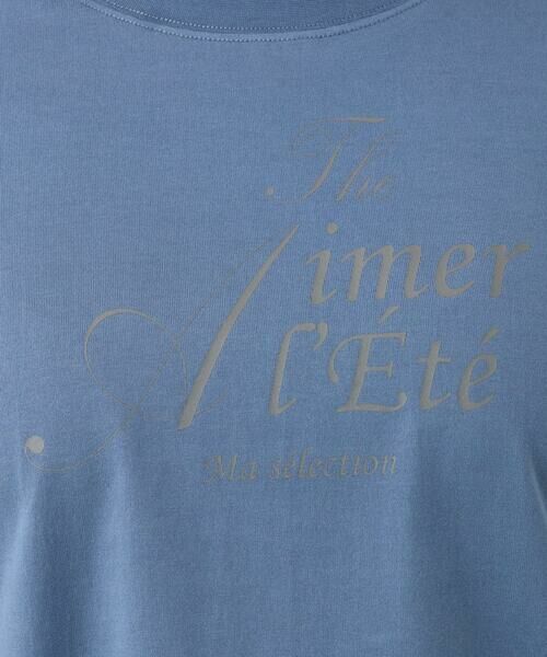 eur3 / エウルキューブ カットソー | 【大きいサイズ/UVカット/接触冷感】ドロップショルダーロゴTシャツ | 詳細7