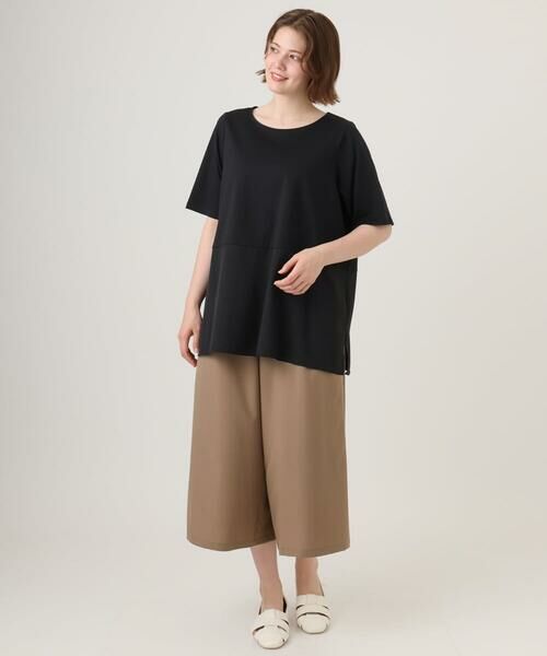 eur3 / エウルキューブ その他パンツ | 【大きいサイズ/接触冷感】エステルストレッチワイドパンツ | 詳細12