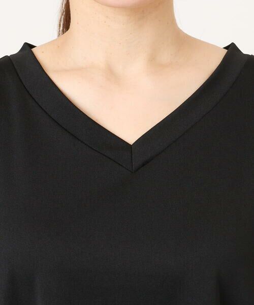 eur3 / エウルキューブ ロング・マキシ丈ワンピース | 【大きいサイズ/LAVEANGE×eur3】バイカラーノースリーブワンピース | 詳細11