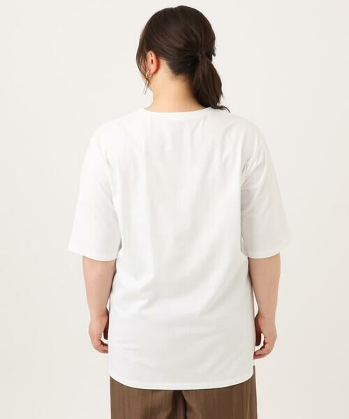 eur3 / エウルキューブ カットソー | 【大きいサイズ/接触冷感/UVカット】ネコプリントTシャツ | 詳細4