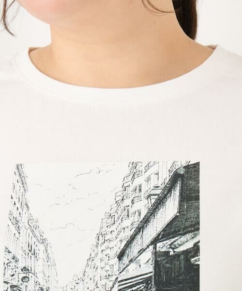eur3 / エウルキューブ カットソー | 【大きいサイズ/接触冷感/UVカット】ネコプリントTシャツ | 詳細5
