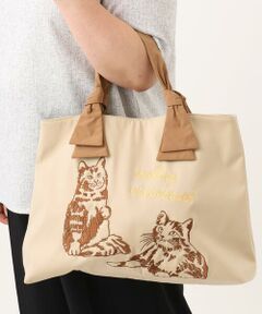 eur3 / エウルキューブ トートバッグ | ネコ刺繍トートバック