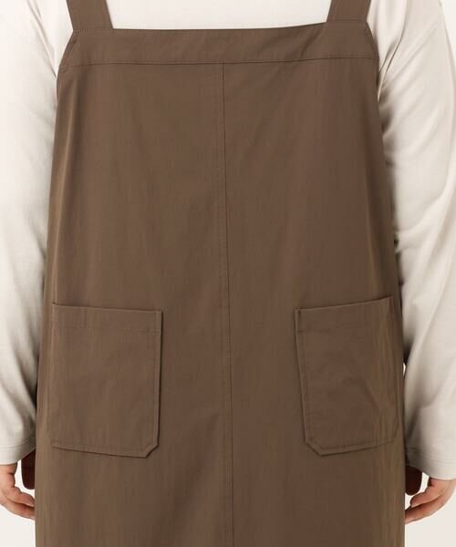 eur3 / エウルキューブ ロング・マキシ丈スカート | 【大きいサイズ】フロントジップジャンパースカート | 詳細3