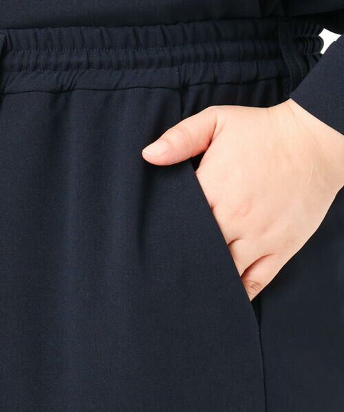 eur3 / エウルキューブ その他パンツ | 【大きいサイズ/洗える/セットアップ対応】カットジョーゼットワイドパンツ | 詳細10