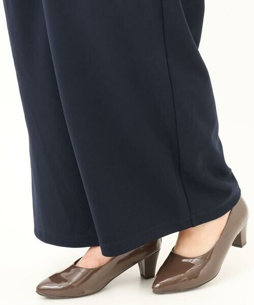 eur3 / エウルキューブ その他パンツ | 【大きいサイズ/洗える/セットアップ対応】カットジョーゼットワイドパンツ | 詳細11