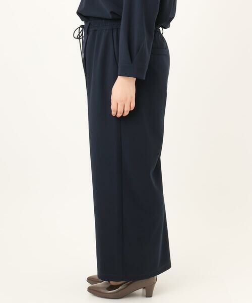 eur3 / エウルキューブ その他パンツ | 【大きいサイズ/洗える/セットアップ対応】カットジョーゼットワイドパンツ | 詳細6