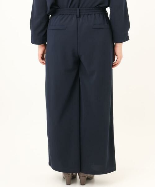 eur3 / エウルキューブ その他パンツ | 【大きいサイズ/洗える/セットアップ対応】カットジョーゼットワイドパンツ | 詳細7