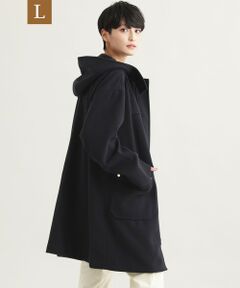 EVEX by KRIZIA  (大きいサイズ) / エヴェックス バイ クリツィア (オオキイサイズ) その他アウター | 【L】ウールライクジャージフーデッドコート