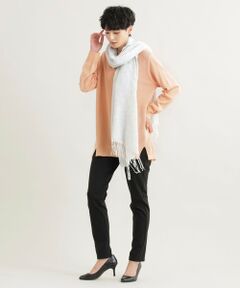 EVEX by KRIZIA  (大きいサイズ) / エヴェックス バイ クリツィア (オオキイサイズ) その他トップス | 【L】【ウォッシャブル】*Wings掲載 ラメニットチュニック