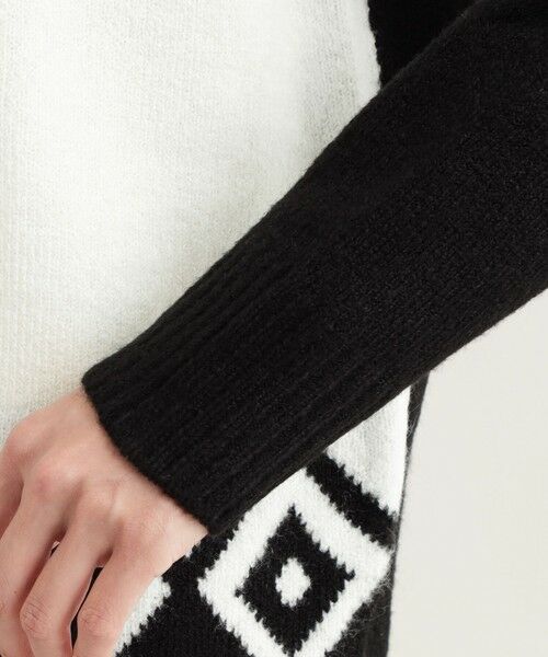 EVEX by KRIZIA  (大きいサイズ) / エヴェックス バイ クリツィア (オオキイサイズ) その他トップス | 【L】【ウォッシャブル】ウィンタージオメトリックジャカードニット | 詳細5