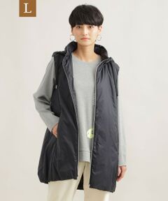 EVEX by KRIZIA  (大きいサイズ) / エヴェックス バイ クリツィア (オオキイサイズ) ベスト | 【L】【ウォッシャブル】ライトパディングジレ