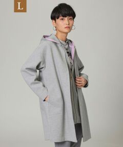 EVEX by KRIZIA  (大きいサイズ) / エヴェックス バイ クリツィア (オオキイサイズ) その他アウター | 【L】【ウォッシャブル】カラーリバーダンボールノーカラーコート