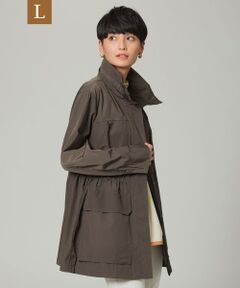 EVEX by KRIZIA  (大きいサイズ) / エヴェックス バイ クリツィア (オオキイサイズ) その他アウター | 【L】【はっ水】【ウォッシャブル】ミドルメモリータフタコート