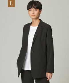 EVEX by KRIZIA  (大きいサイズ) / エヴェックス バイ クリツィア (オオキイサイズ) テーラードジャケット | 【L】【ウォッシャブル】【はっ水】【UV対策】テックスブリッドテーラードジャケット