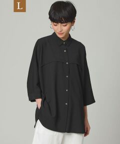 EVEX by KRIZIA  (大きいサイズ) / エヴェックス バイ クリツィア (オオキイサイズ) その他トップス | 【L】【接触冷感】【吸水速乾】【ウォッシャブル】スーパードライツイルシャツ