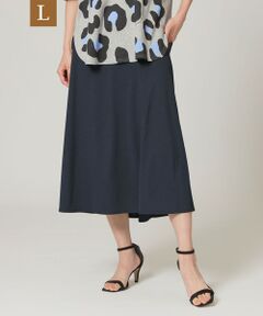 EVEX by KRIZIA  (大きいサイズ) / エヴェックス バイ クリツィア (オオキイサイズ) ロング・マキシ丈スカート | 【L】＊Wings掲載＊【UV対策】【ウォッシャブル】クール＆ドライジャージスカート