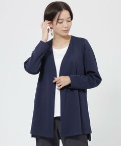 EVEX by KRIZIA  (大きいサイズ) / エヴェックス バイ クリツィア (オオキイサイズ) その他トップス | 【L】【ウォッシャブル】ストレッチポンチカーディガン