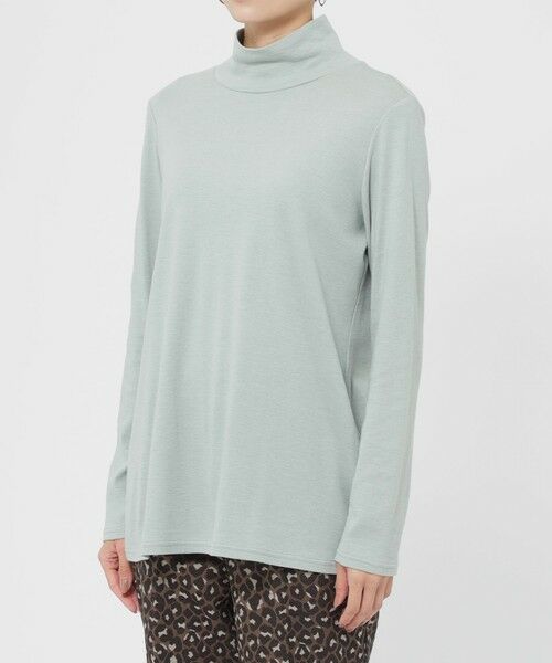 EVEX by KRIZIA  (大きいサイズ) / エヴェックス バイ クリツィア (オオキイサイズ) その他トップス | 【L】【ウォッシャブル】ソフトストレッチ天竺タートルネックカットソー | 詳細4