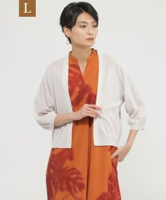 EVEX by KRIZIA  (大きいサイズ) / エヴェックス バイ クリツィア (オオキイサイズ) その他トップス | 【L】【ウォッシャブル】ハイゲージドライボレロ