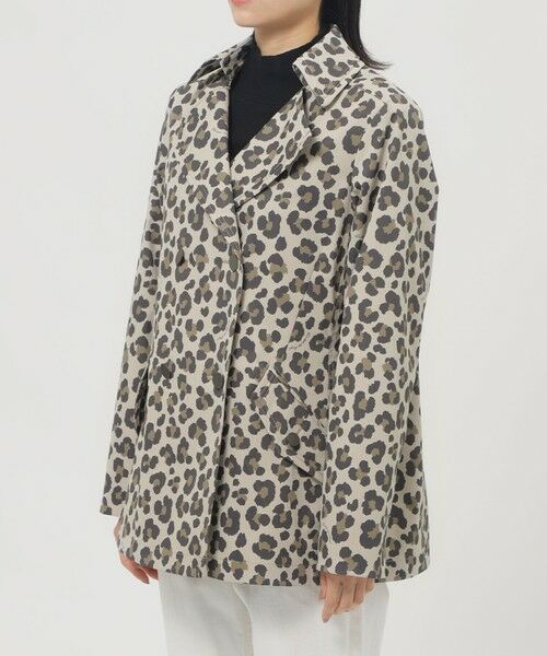 EVEX by KRIZIA (大きいサイズ) / エヴェックス バイ クリツィア (オオキイサイズ) その他アウター | 【L】【はっ水】【保温性】【ウォッシャブル】ストレッチツイルパンサースプリングPコート | 詳細3