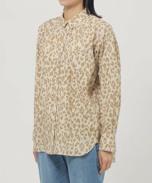 EVEX by KRIZIA  (大きいサイズ) / エヴェックス バイ クリツィア (オオキイサイズ) その他トップス | 【L】【マシンウォッシャブル】ソフトタイプライターパンサープリントシャツ | 詳細3