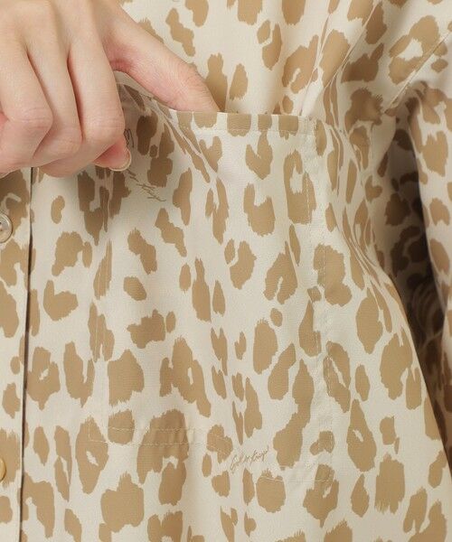 EVEX by KRIZIA  (大きいサイズ) / エヴェックス バイ クリツィア (オオキイサイズ) その他トップス | 【L】【マシンウォッシャブル】ソフトタイプライターパンサープリントシャツ | 詳細5