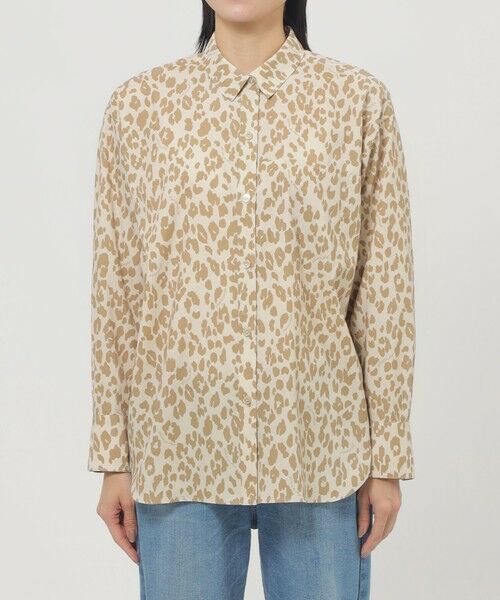 EVEX by KRIZIA  (大きいサイズ) / エヴェックス バイ クリツィア (オオキイサイズ) その他トップス | 【L】【マシンウォッシャブル】ソフトタイプライターパンサープリントシャツ | 詳細2