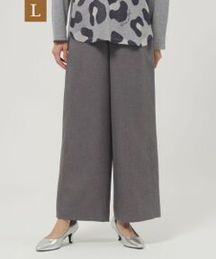 EVEX by KRIZIA  (大きいサイズ) / エヴェックス バイ クリツィア (オオキイサイズ) その他パンツ | 【L】【マシンウォッシャブル】ツイードライクワイドパンツ