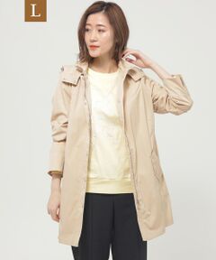 L】【防風性】【ウォッシャブル】キルティングダウンコート