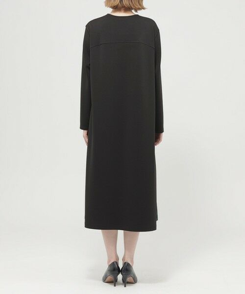 EVEX by KRIZIA  (大きいサイズ) / エヴェックス バイ クリツィア (オオキイサイズ) ロング・マキシ丈ワンピース | 【L】【ウォッシャブル】ランダムゼブラコンビワンピース | 詳細4