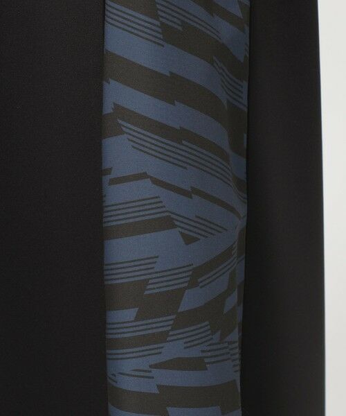 EVEX by KRIZIA  (大きいサイズ) / エヴェックス バイ クリツィア (オオキイサイズ) ロング・マキシ丈ワンピース | 【L】【ウォッシャブル】ランダムゼブラコンビワンピース | 詳細6