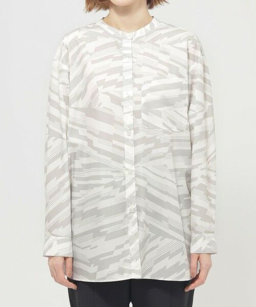 EVEX by KRIZIA  (大きいサイズ) / エヴェックス バイ クリツィア (オオキイサイズ) その他トップス | 【L】【ウォッシャブル】ランダムゼブラシャツ | 詳細2