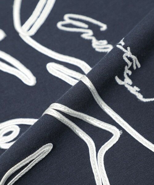 EVEX by KRIZIA  (大きいサイズ) / エヴェックス バイ クリツィア (オオキイサイズ) その他トップス | 【L】【ウォッシャブル】ゼブラコードエンブロイダリースウェット | 詳細8