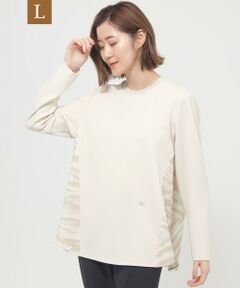 EVEX by KRIZIA  (大きいサイズ) / エヴェックス バイ クリツィア (オオキイサイズ) その他トップス | 【L】【ウォッシャブル】ランダムゼブラコンビカットソー