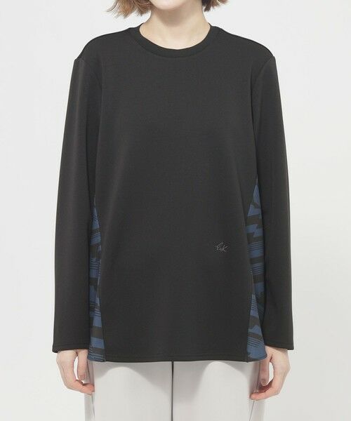 EVEX by KRIZIA  (大きいサイズ) / エヴェックス バイ クリツィア (オオキイサイズ) その他トップス | 【L】【ウォッシャブル】ランダムゼブラコンビカットソー | 詳細3