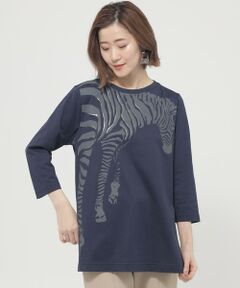 大きいサイズ！新品EVEX by KRIZIA サイドスリット　チュニック EVEX by KRIZIA (大きいサイズ) / エヴェックス バイ クリツィア