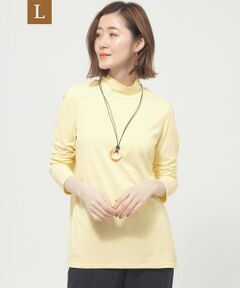 EVEX by KRIZIA  (大きいサイズ) / エヴェックス バイ クリツィア (オオキイサイズ) その他トップス | 【L】【ウォッシャブル】ベア天竺ハイネックカットソー