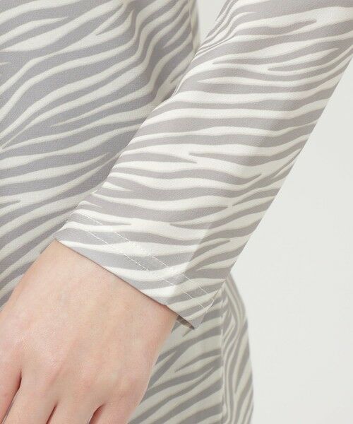 EVEX by KRIZIA  (大きいサイズ) / エヴェックス バイ クリツィア (オオキイサイズ) その他トップス | 【L】【ウォッシャブル】ゼブラプリントハイネックカットソー | 詳細6