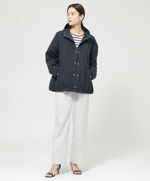 EVEX by KRIZIA  (大きいサイズ) / エヴェックス バイ クリツィア (オオキイサイズ) その他アウター | 【L】【ウォッシャブル】【はっ水】ライトタフタフーデッドブルゾン | 詳細2